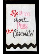Chocolate Kitchen Towel Sayings