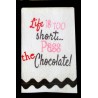 Chocolate Kitchen Towel Sayings
