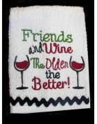 Wine Kitchen Towel Sayings