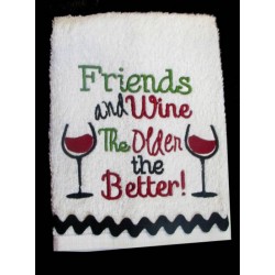 Wine Kitchen Towel Sayings