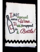 Wine Kitchen Towel Sayings