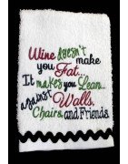 Wine Kitchen Towel Sayings