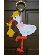 Stork Door Hanger