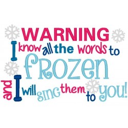 Warning Frozen