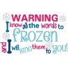 Warning Frozen