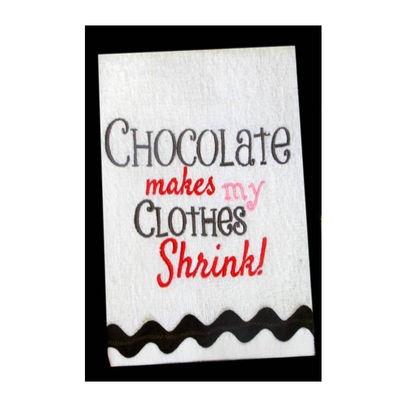 Chocolate Shrinks Clothes