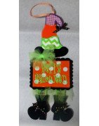 Happy Halloween Witch Door Hanger