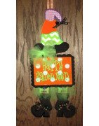 Happy Halloween Witch Door Hanger