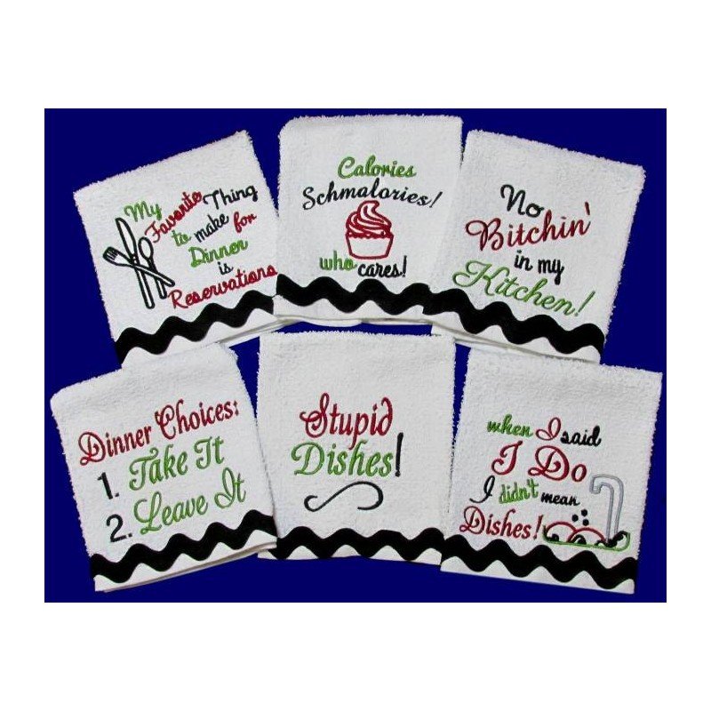 Live Laugh Love Kitchen towel 3 Piece Set 2 Towels 1 Pot Holder