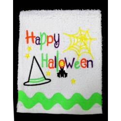 Happy Halloween Kitchen Towel Saying