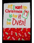 Funny Kitchen Towel Christmas Sayings