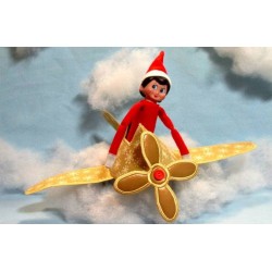 In The Hoop Elf AIrplane