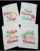Christmas Kitchen Towels Sayings2