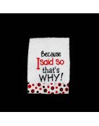 Mama Says Kitchen Towel Sayings
