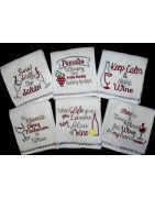 Wine Kitchen Towel Sayings 2