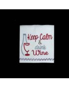 Wine Kitchen Towel Sayings 2