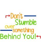 Stumble Behind You