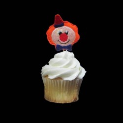 Clown Cupcake Topper