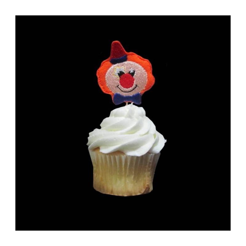 Clown Cupcake Topper