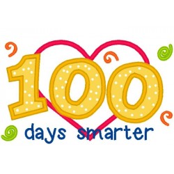 100 days School Heart