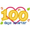 100 days School Heart