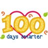 100 days School Heart