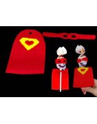 Super Hero Lollipop Cape and Mask