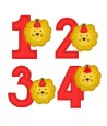 Lion Numbers 1 through 3