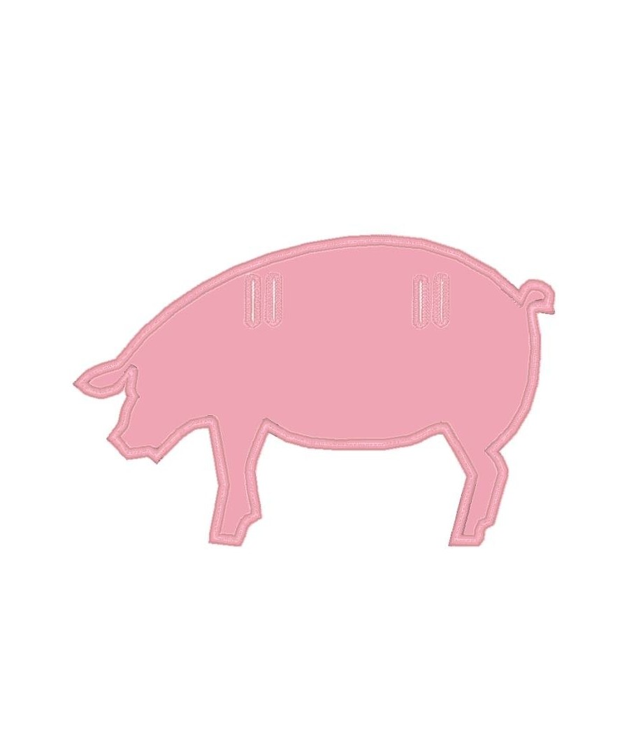Pig Silhouette Banner