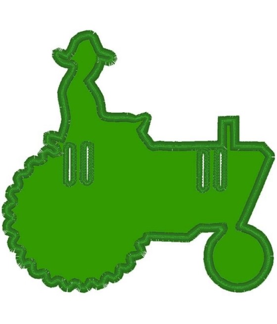 Tractor Silhouette  Banner