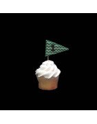 In Hoop Flag Cupcake Topper