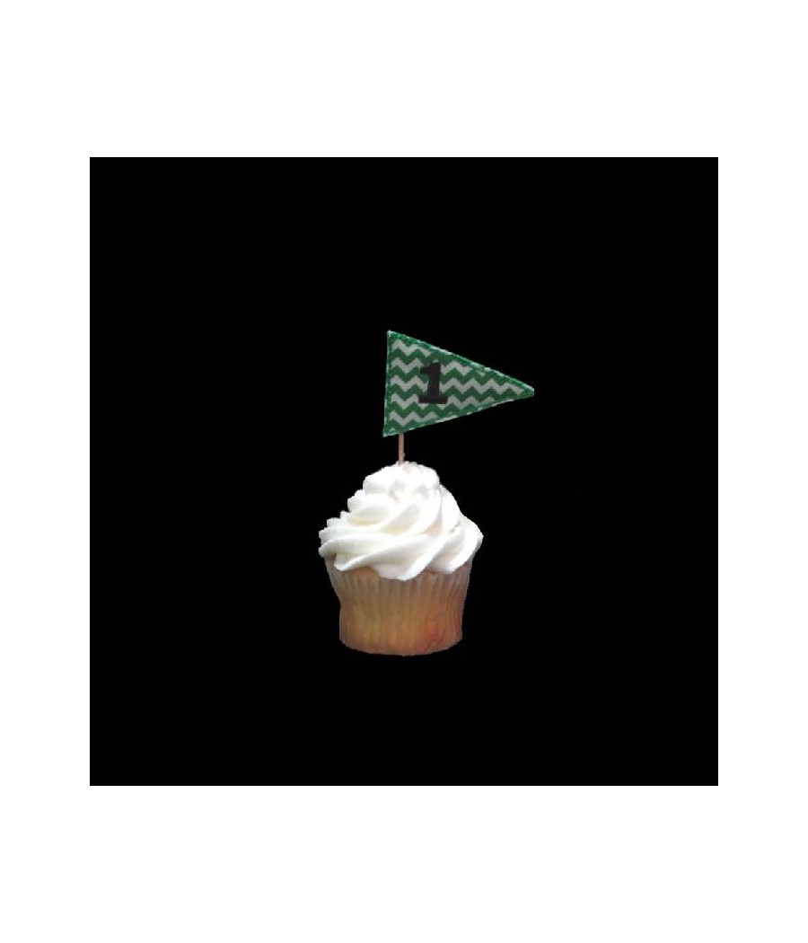 In Hoop Flag Cupcake Topper