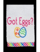 Got Eggs Kitchen Towel Saying