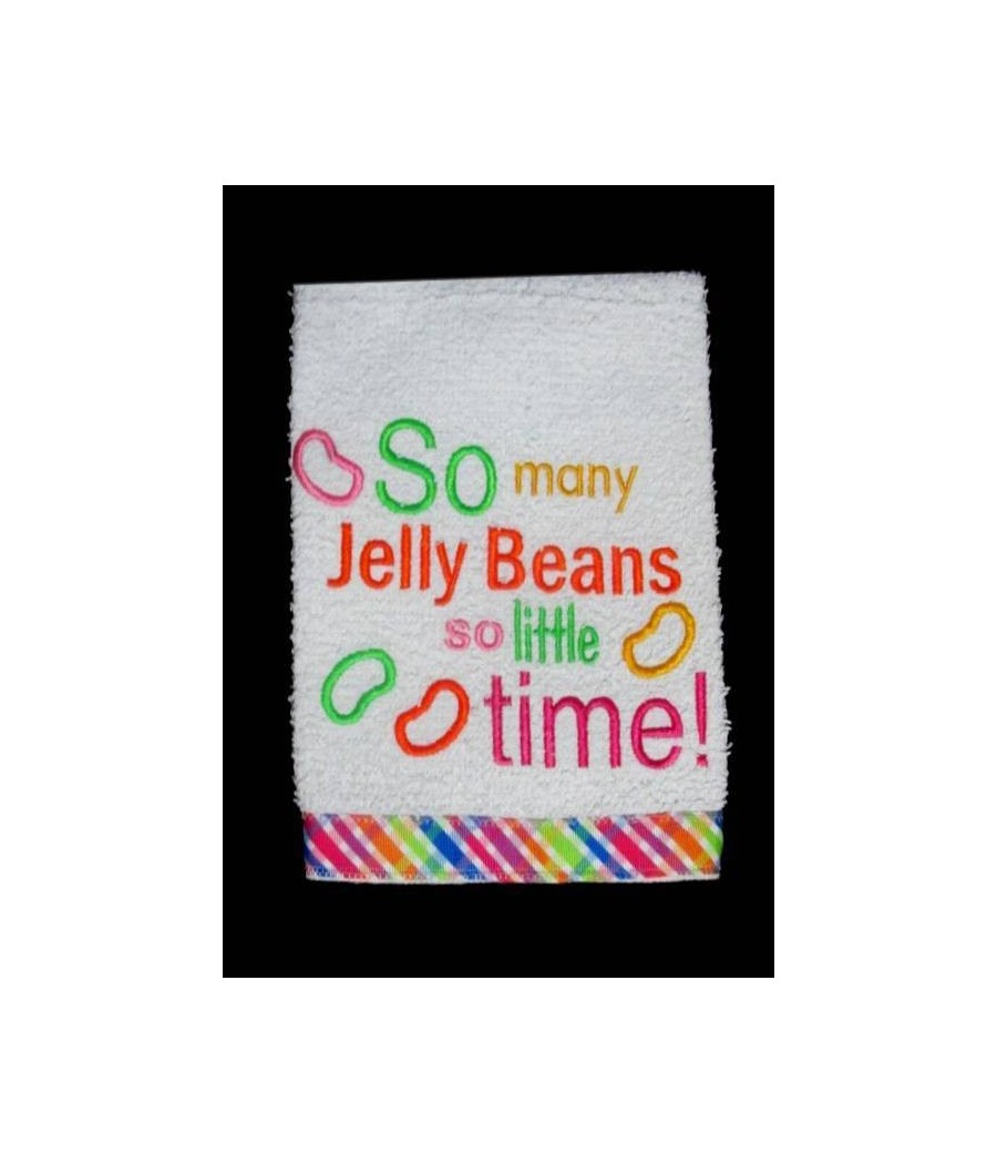 Easter Jelly Beans Kithen Towel Saying