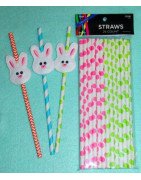Bunny Head Straw Buddies