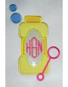 Monogram Bubbles Design