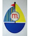 Monogram Sailboat Design