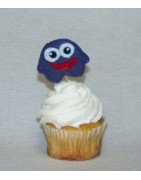 In Hoop Monster Cupcake Topper