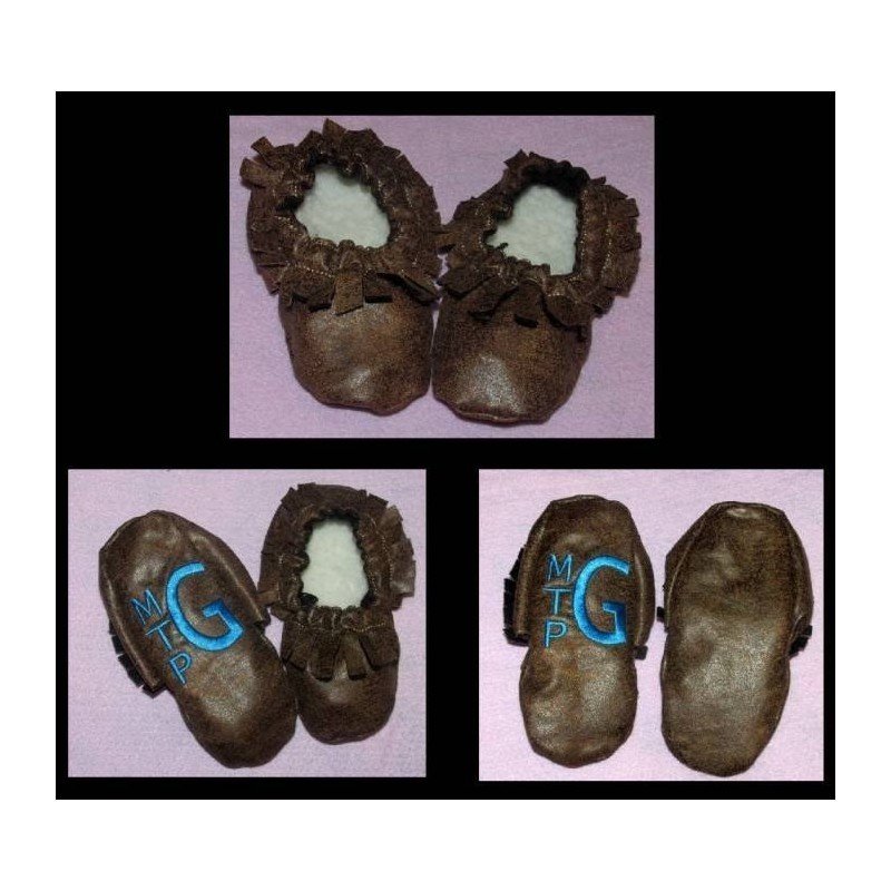 In Hoop Baby Moccasins