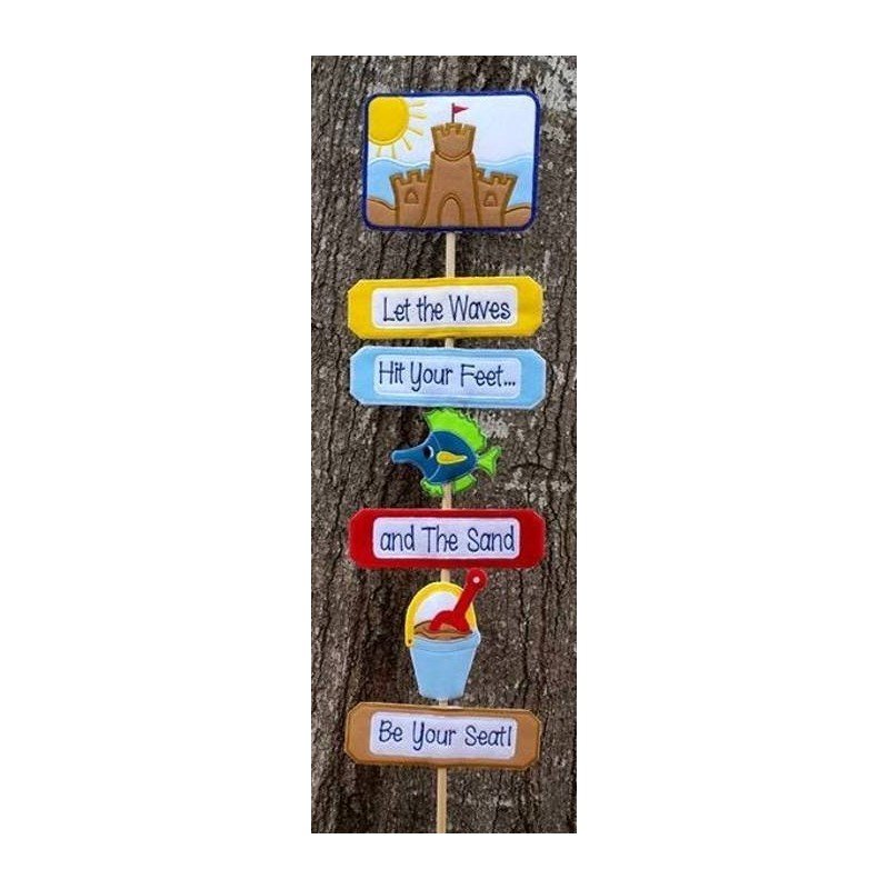 Beach Yard Sign