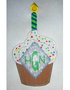 Monogram Cupcake