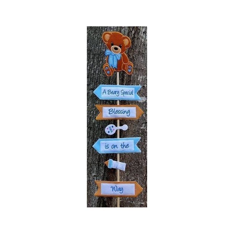 Beary Special Blessing Yard Sign