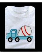 Darling Cement Truck Applique