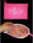 In Hoop Quilted Zipper Bag