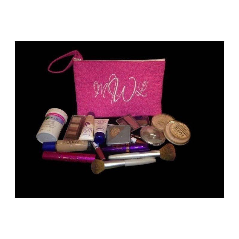 In Hoop Quilted Zipper Bag