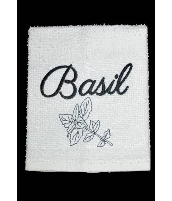 Basil Towel Saying