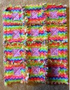 In Hoop Circular Rag Quilt Block