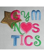 Gymnastics Saying Applique