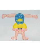 Gymnastics Handstand Applique
