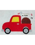 Applique Basketball Truck